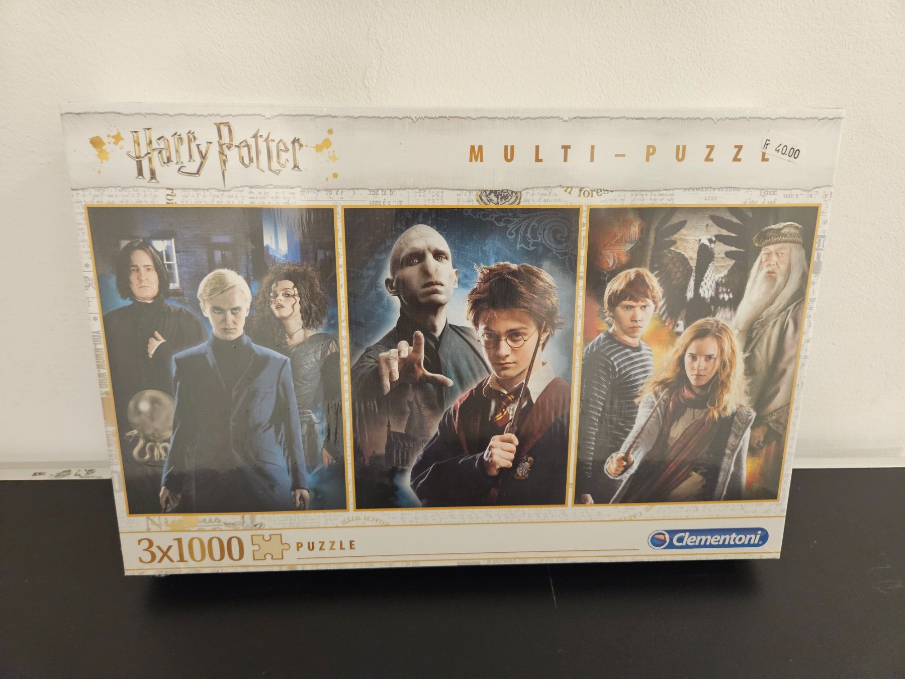 Puzzles: Neu - Clementoni - Puzzle 3x1000 Harry Potter – Neu und originalverpackt aus Dagmersellen von Jarsetz_Restposten