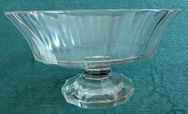 Glas-Schale im Art-Deco-Stil von Moser, Karlsbad