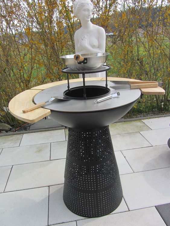 Feuerturm 🤩 Grillstelle Grillring ein Unikat +Rost Kaufen auf Ricardo