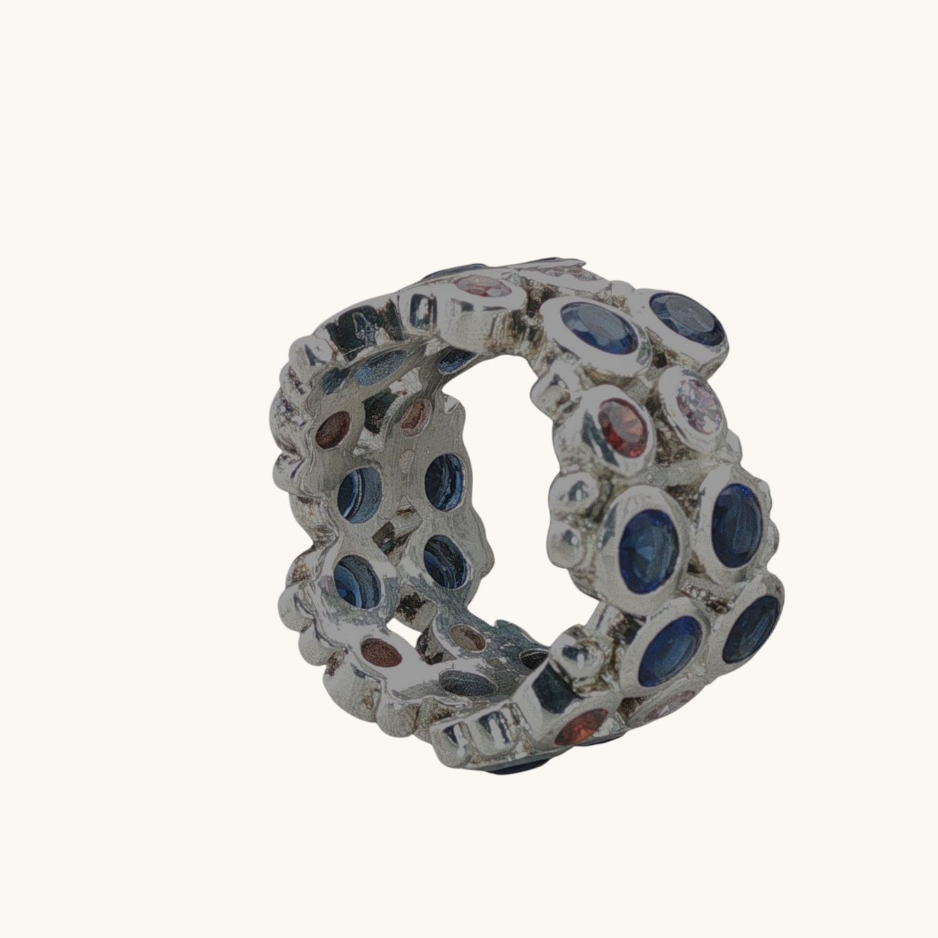 Olga Ribler Ringe: Ring Silber mit Saphiren Grösse 55 – Neu (gemäss Beschreibung) aus Luzern von MonikaS03 7