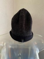 Mütze / Beanie *Sport* graumeliert/schwarz