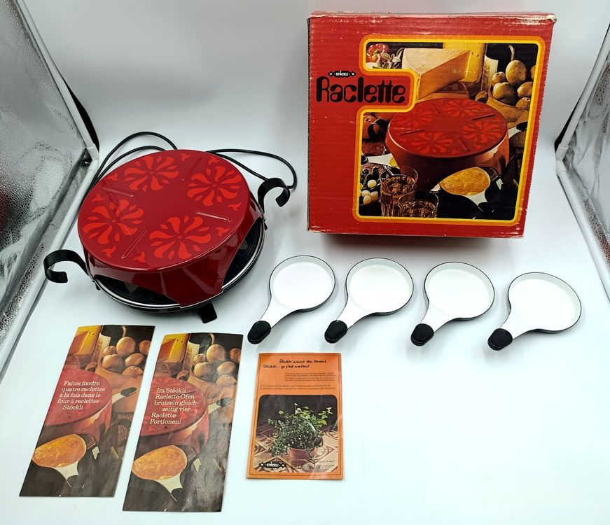 Stöckli Raclette Set retro + 4 Pfännchen (Gebraucht) in Wil SG für CHF ...