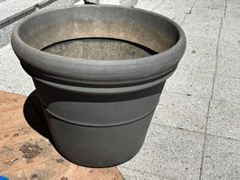 Pflanzen Topf anthrazit 70cm Durchmesser