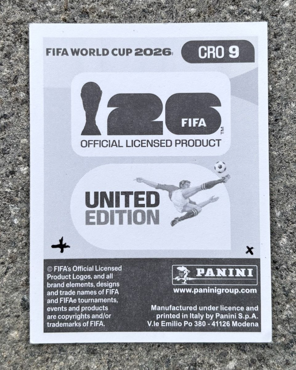 Panini Carte collezionabili: CRO 9 Panini Luka Modric – Nuovo (secondo la descrizione) da Leuggern venduto da marinakeller90 1