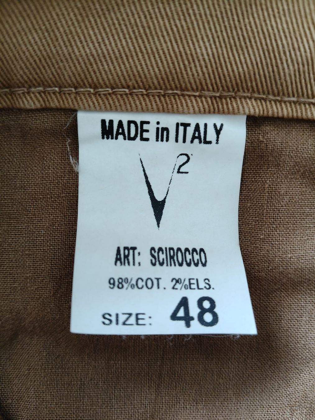 Pantaloni: V2: Scirocco Herren Hose, Gr. 48, NEU, Made in Italy – Nuovo e nell'imballaggio originale da Zug venduto da Fristeiler 2