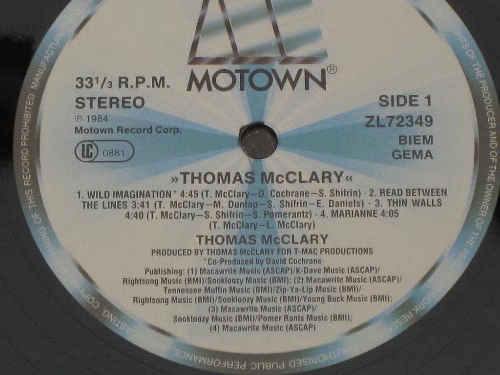 Dischi in vinile: LP - THOMAS McCLARY – Usato da Steckborn venduto da Quo7 1