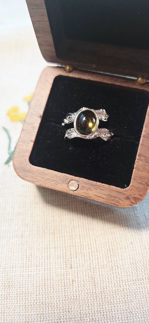 Anelli: NEW - S925 Citrine Ring (Adjustable) – Nuovo (secondo la descrizione) da Zürich venduto da cin_wcf6 4