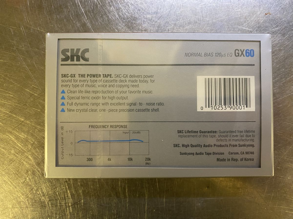 Musicassette: SKC GX60 cassette kassette – Nuovo e nell'imballaggio originale da Wallisellen venduto da nick_1976blu