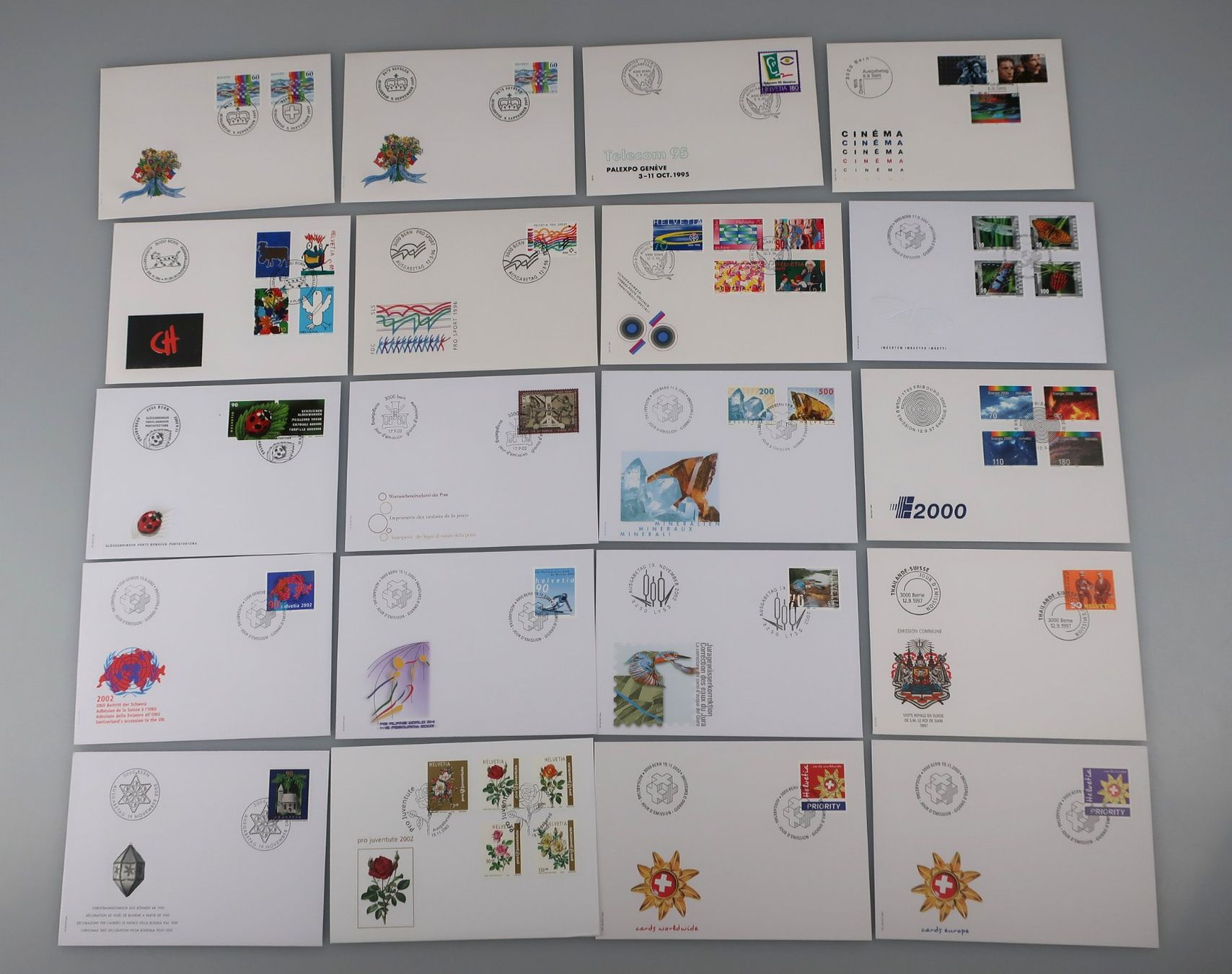 Alle Briefmarken: Briefmarken Sammlung / Ersttagsbriefe – Gebraucht aus Volketswil von brockipfannenstil 3