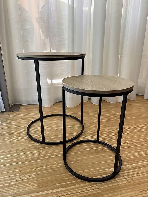 Tischset: Wohnzimmertisch Set schwarz/holzfarben – Gebraucht aus Zürich von roo_8xd6 2