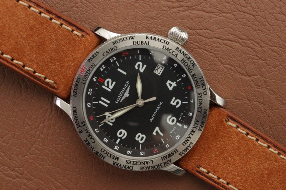 Longines Orologi: Longines Lindbergh Worldtimer Swissair - Full Set – Nuovo (secondo la descrizione) da Schaanwald venduto da travelintime01 1