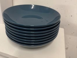 Set of ikea plates and cutlery set