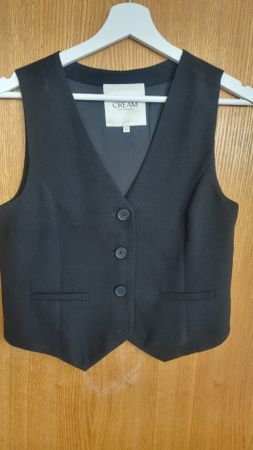 Cream! Elegante Weste, Gr. 34, Neu! 