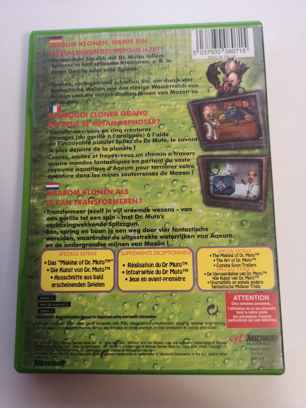 Jeux: Dr. Muto (XBOX) – D'occasion à Herisau par Seyashop_2 2
