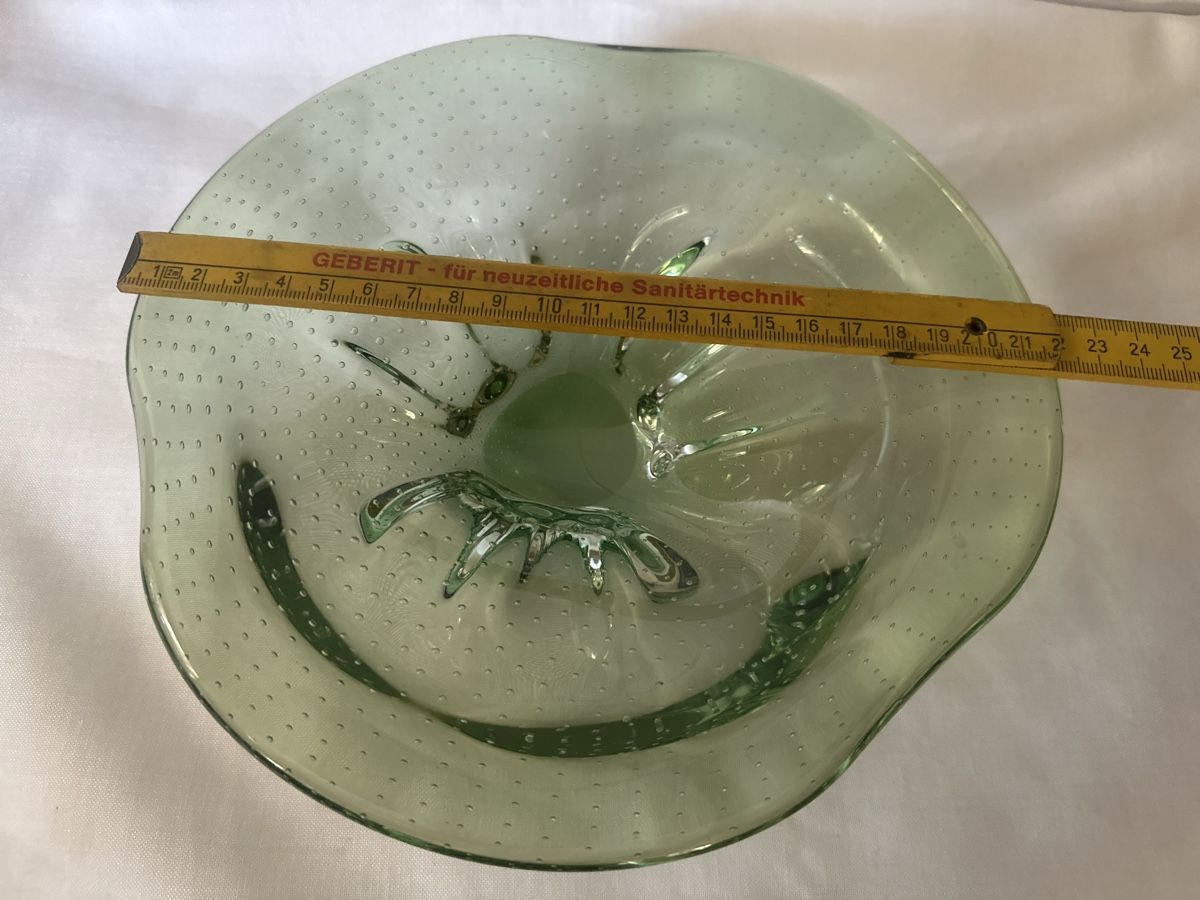 Coupes: Glassschale mit Luftblasen Grösse ca. 22cm – D'occasion à Zürich par Chaeffeler 3