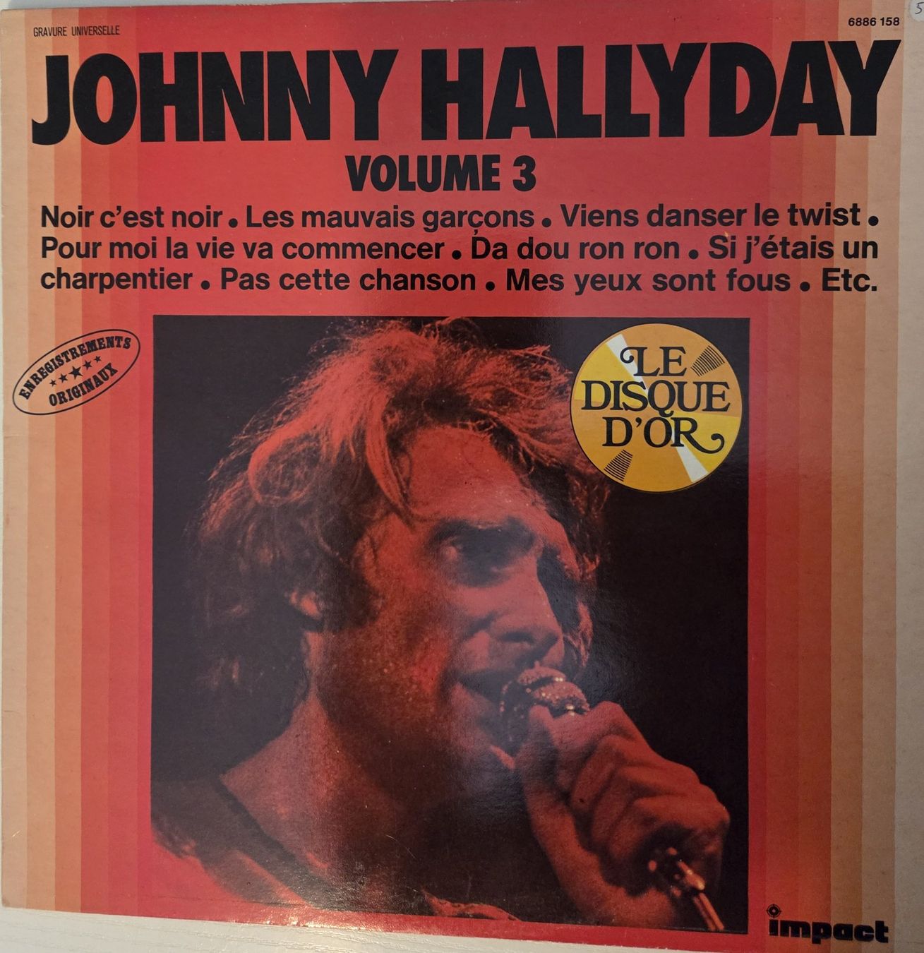 Dischi in vinile: JOHNNY HALLYDAY - LP Impact - Volume 2 – Usato da Noréaz venduto da Hallyday 8