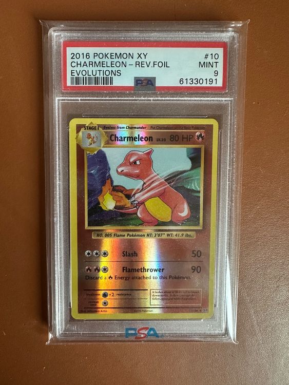 Reverse Holo Charmeleon Glutexo Evolutions Psa Mint Kaufen Auf Ricardo