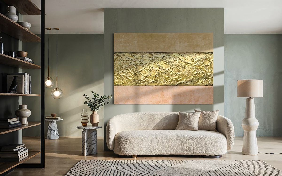 Dipinti: „Gold Reflections“"#18 – Nuovo e nell'imballaggio originale da Uznach venduto da Spillmannkunst43 1