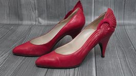 💞​ Gino Aldrovandi - Exquisite Leder Pumps / Vintage Luxus