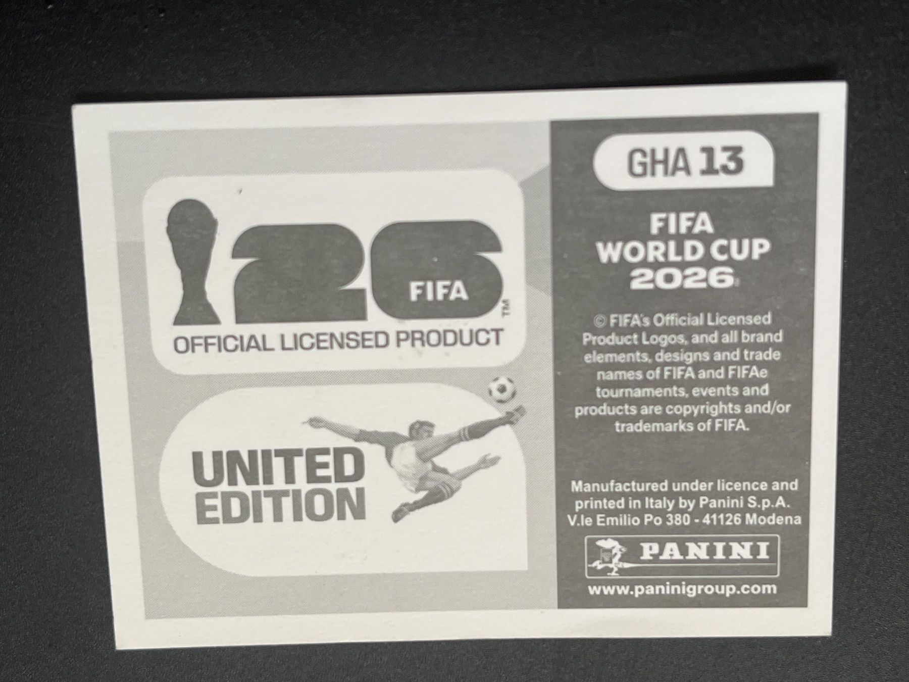 Panini Carte collezionabili: Panini GHA13 – Nuovo (secondo la descrizione) da Susten venduto da Rechnun 1