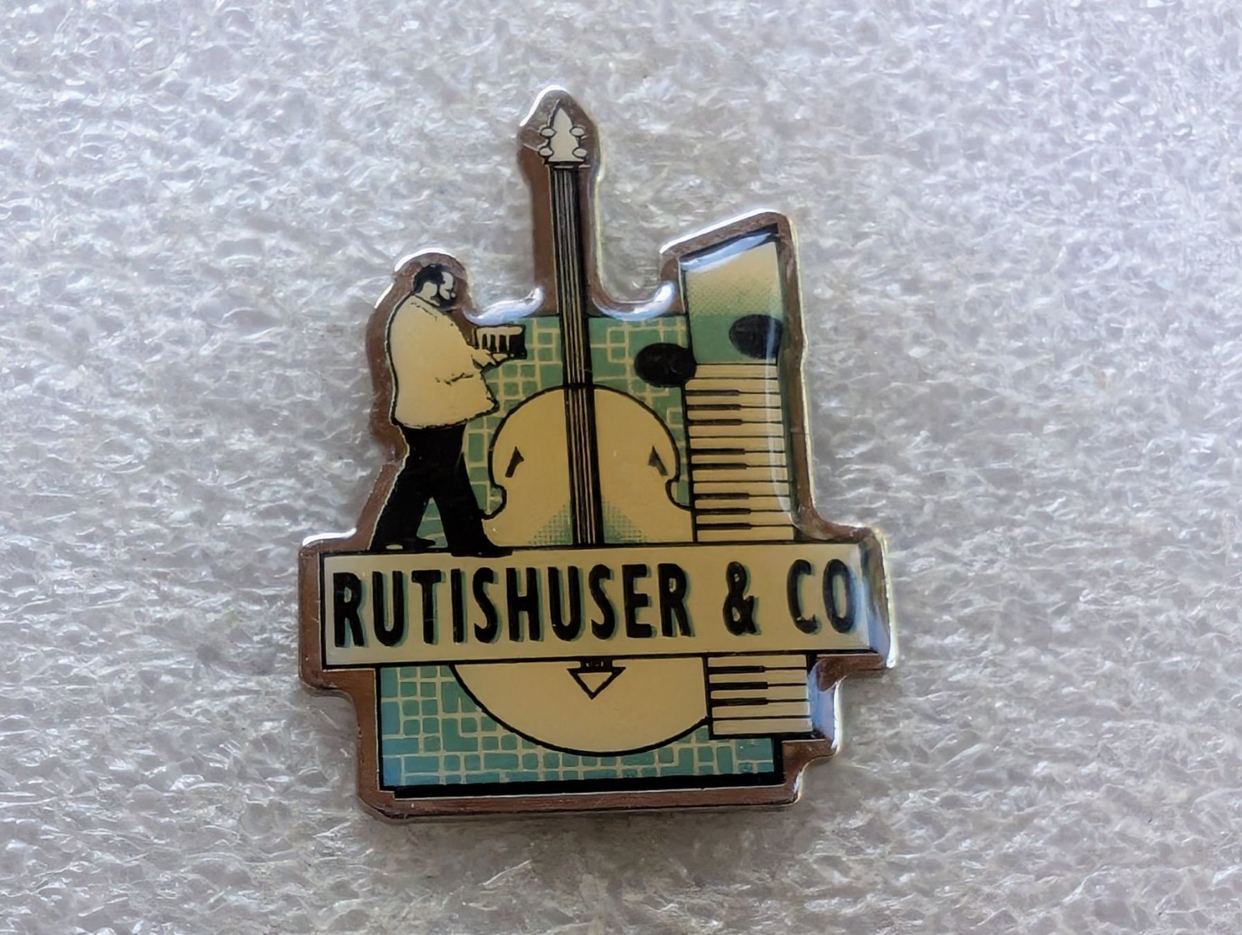 Plaketten & Abzeichen: Ansteckpin 191: Rutishuser – Gebraucht aus Oppligen von Pin-Fall-Shop