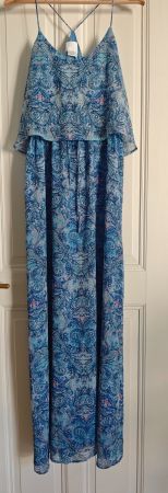 lockeres Maxikleid mit Paisleymuster, Grösse 36