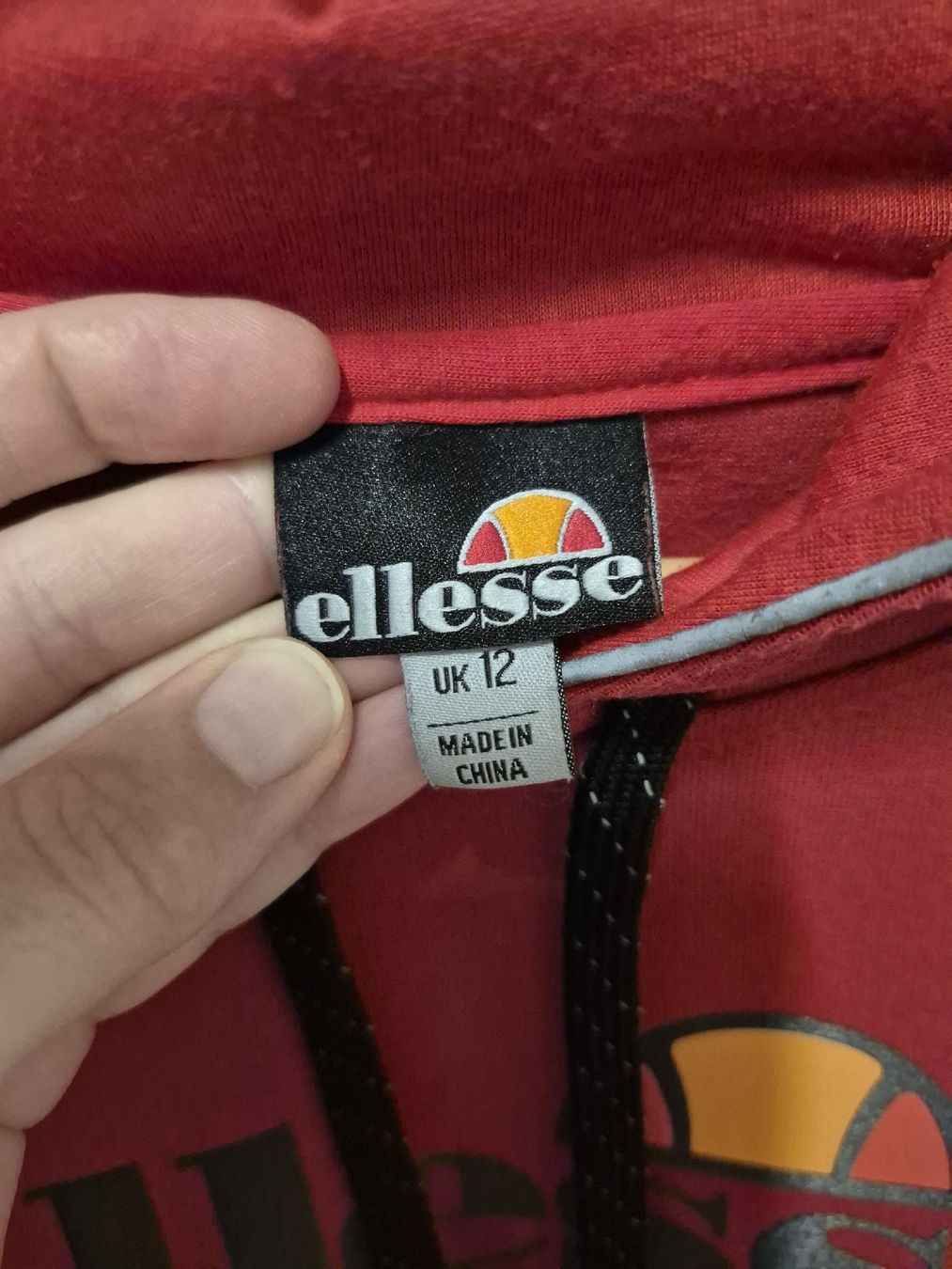 Ellesse Maglioni & Felpe: Ellesse Pullover Gr.40, rot, Hoodie, Kapuzenpulli  – Usato da Merligen venduto da muss_haben 5