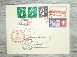 TR70 Enveloppe + Timbre Suisse 1939