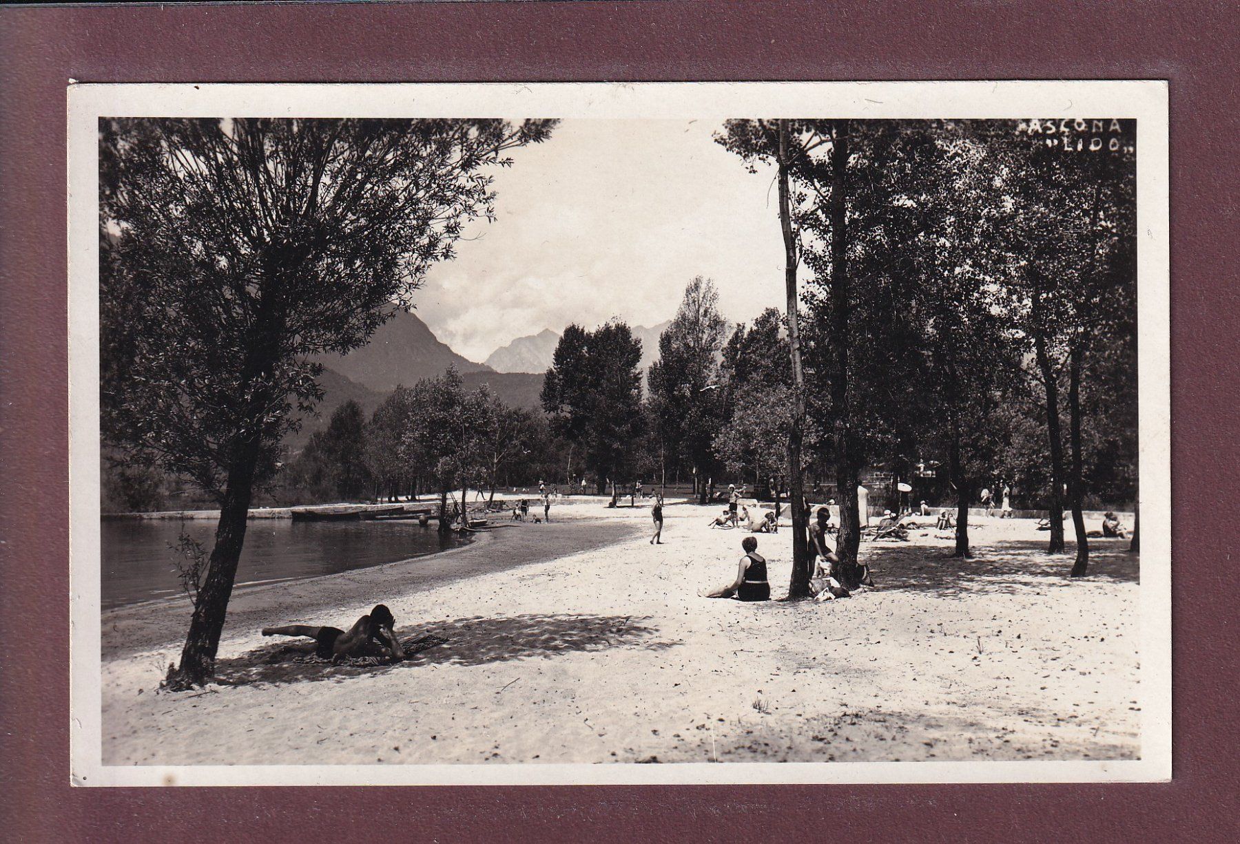 Ansichtskarten: Photo - ASCONA - Lido – Gebraucht aus Pully von nicecards