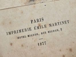 Ancienne Sainte Bible – 1877 – reliure cuir