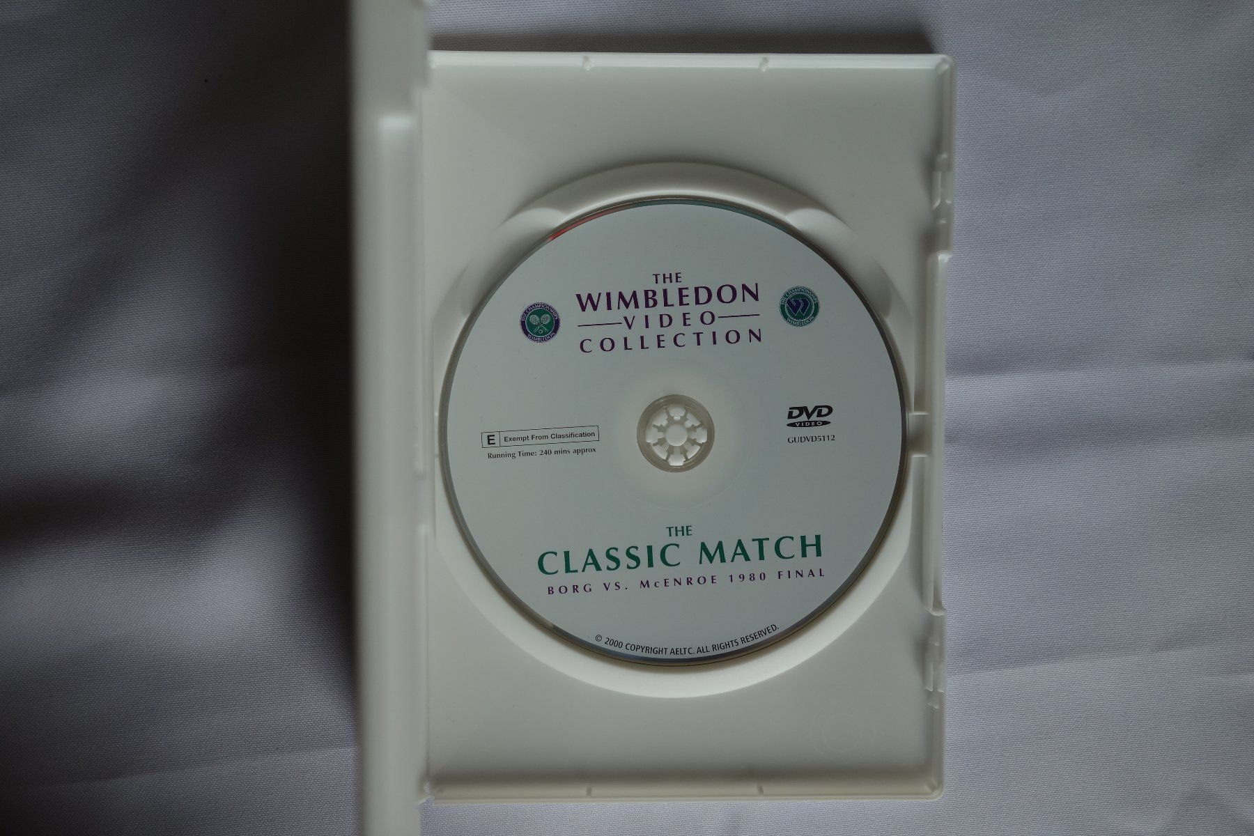 Tutti i DVDs: The Wimbledon Borg vs. McEnroe 1980 Final - Gratis Versand ! – Usato da Luzern venduto da ron_35 1
