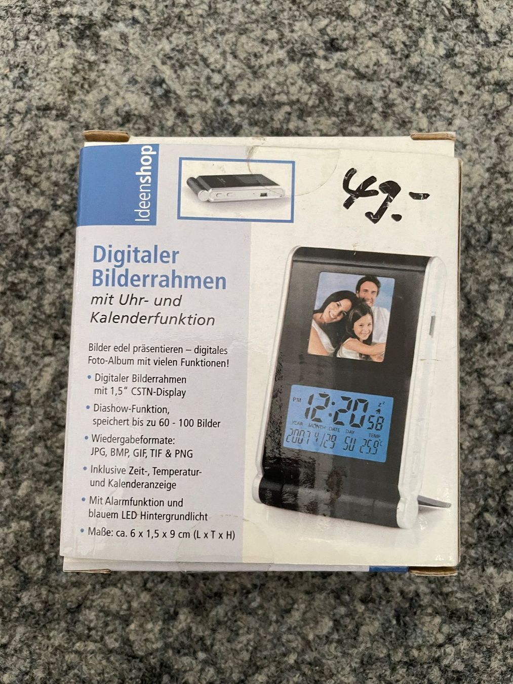Bilderrahmen: Digital Photo Viewer  mit Clock – Neu (gemäss Beschreibung) aus Freidorf TG von DOSE61 6