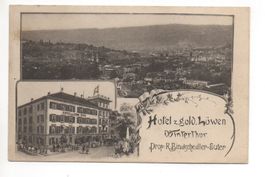 2-Bild WINTERTHUR Hotel z. gold. Löwen - R. Bindschedler
