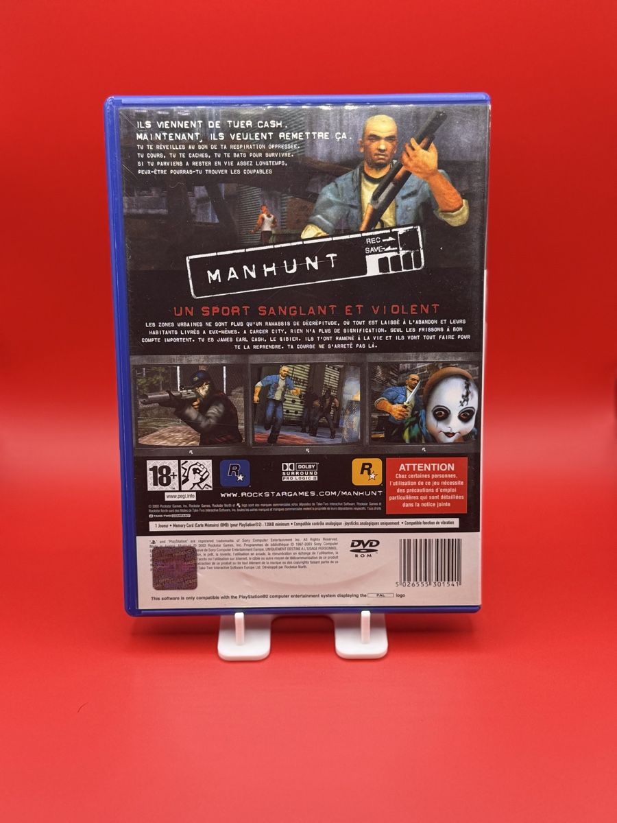 Giochi: MANHUNT PLAYSTATION 2 – Usato da Carrouge VD venduto da RETRO-GAME-97 1