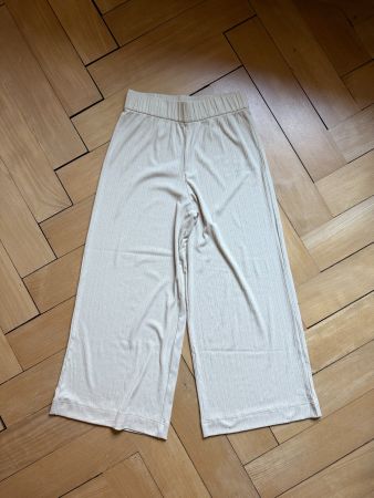 MONKI - Culotte Hose beige fliessend S