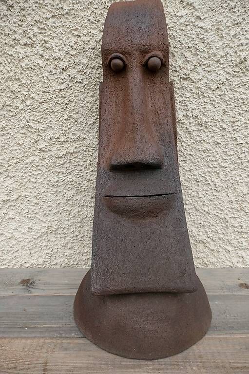Sculture & Statue: Keramikskulptur Moai – Nuovo (secondo la descrizione) da Thun venduto da Jkthun 1