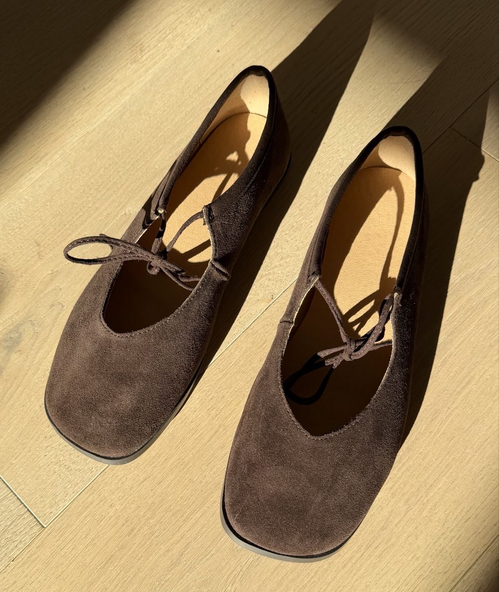 Damenschuhe: Leder Ballerina, 37 – Gebraucht aus Hausen am Albis von k_b_th92 5