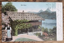 Rütli-Haus, Poststempel Rütli 1903, n. München