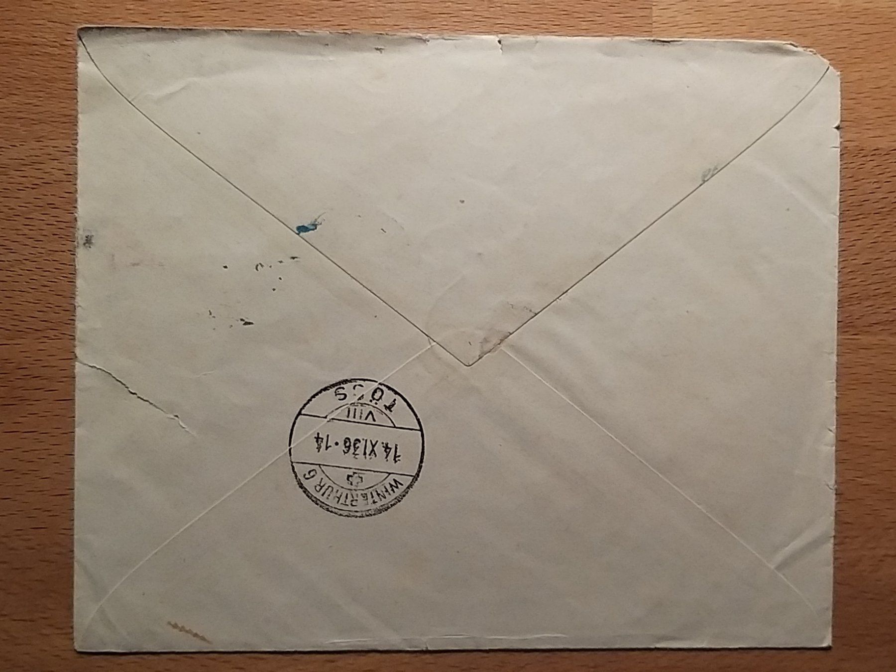 Alle Briefmarken: R Brief Saigon nach Winterthur 1936 – Gebraucht aus Unterägeri von PhilatelieStudiger 1