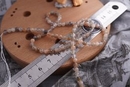 Mondstein   Facettiert  Mix   Strang 3mm  (Räumung!)