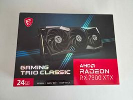 Grafikkarte MSI Radeon RX 7900 XTX 24GB, neuwertig mit OVP