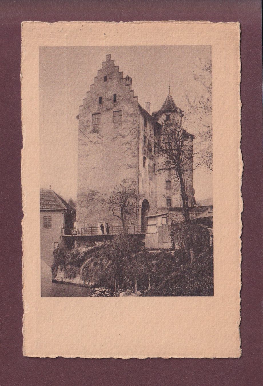 Cartoline postali: BADEN - Landvogteischloss - 1940 – Usato da Pully venduto da nicecards