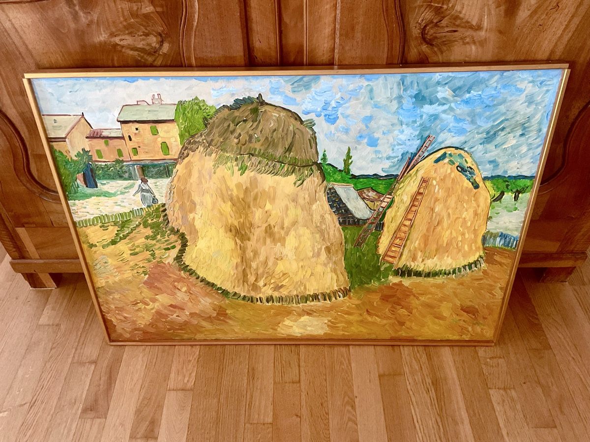 Gemälde: Heuschober in der Provence - Van Gogh – Gebraucht aus Fribourg von SL1966 1