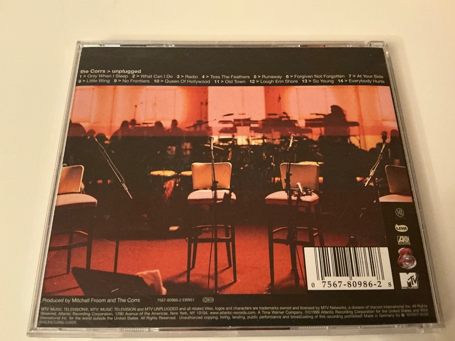 CD: The Corrs / unplugged / 1999 – Usato da Dübendorf venduto da Shreck 1