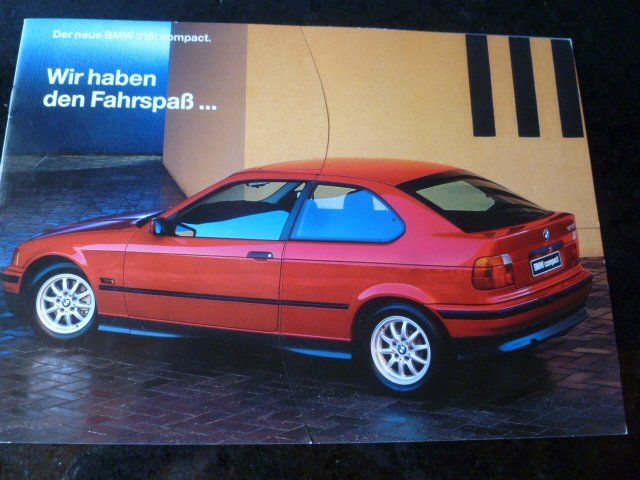 BMW Documenti: BMW 316i compact Prospekt 1994 – Usato da Zofingen venduto da sosalinos01
