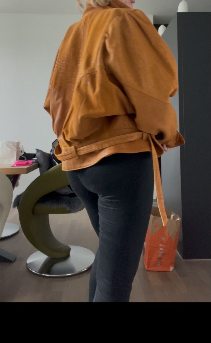 Giacche: Vintage Brauene  Leder Jacke – Usato da Zürich venduto da favdiu11 4
