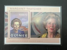 Margaret Thatcher Guinee  2013  Block ** (A883)