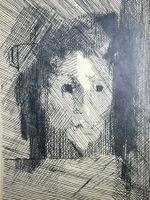 Jacques Villon ,1875 - 1963 / Junges Mädchen / Plakat