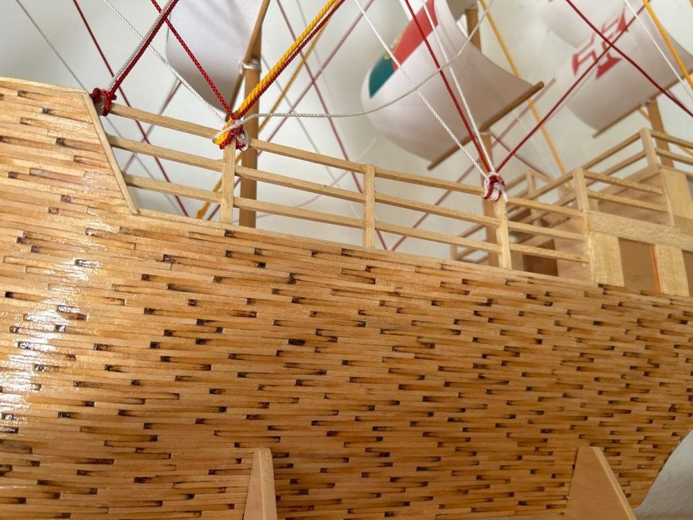 Kit di modellismo & Modellini statici: Handgemachtes Holzschiff-Modell UNIKAT – Usato da Gretzenbach venduto da dzollero 2