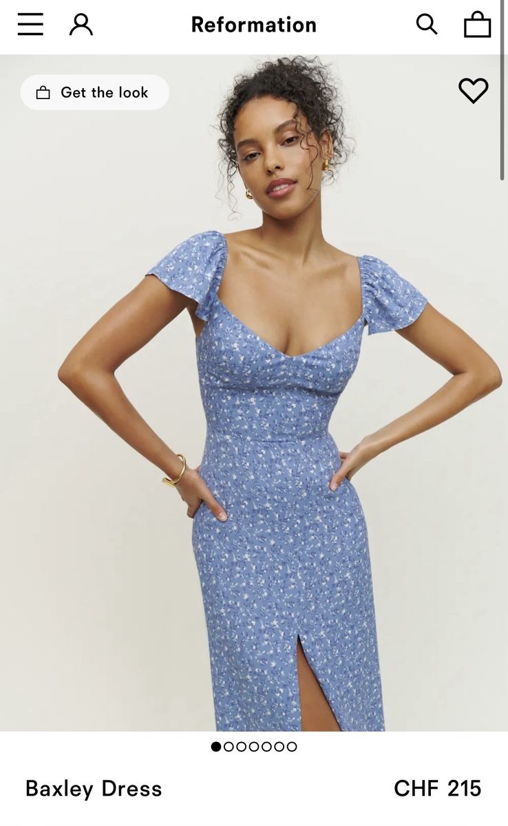 Reformation Vestiti: Reformation Kleid blau Gr. 36 – Usato da Basel venduto da siy_8mvy 2